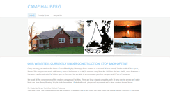 Desktop Screenshot of camphauberg.org